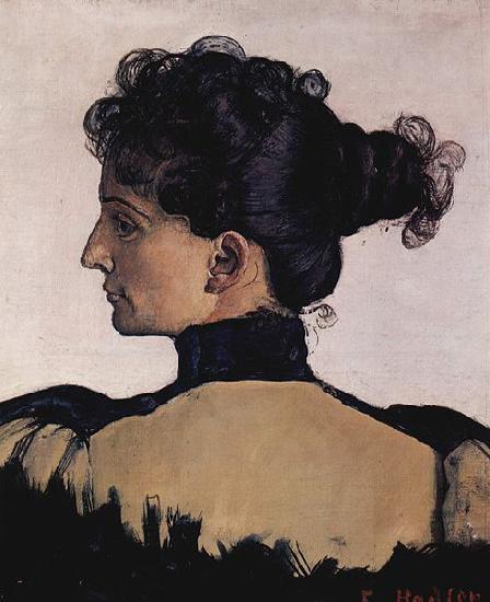 Ferdinand Hodler Portrat der Berthe Jacques, Frau des Kunstlers oil painting image